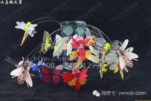太陽能蝴蝶 2017年火爆庭院裝飾新寵，揭秘義烏小商品展銷會(huì)上的新奇特精品